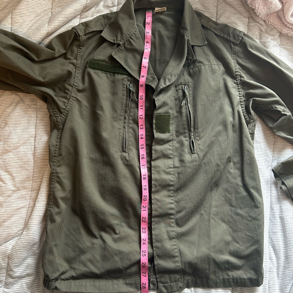 Vintage Men’s French Military Jacket Socovet Bais 1994 khaki green size 104m - Picture 7 of 7
